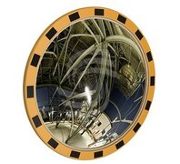 Индустриальные круглые зеркала обзорные для склада