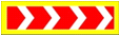 Знак 1.25 Дорожные работы. Временные дорожные знаки на желтом фоне