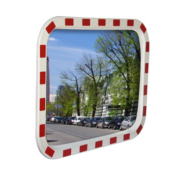 Зеркало дорожное прямоугольное 400x600 мм со светоотражающей пленкой
