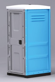 Туалетная кабина TOYPEK синяя в собранном виде