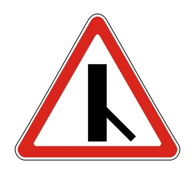 Знак 2.3.6 Примыкание второстепенной дороги