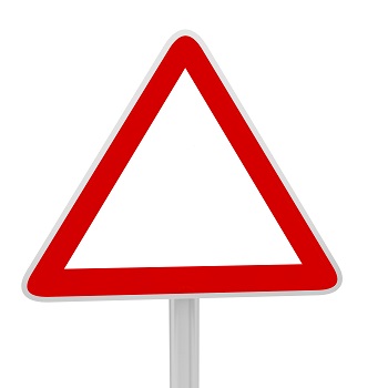 Треугольный дорожный знак