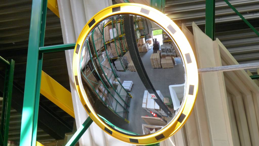 Индустриальное круглое обзорное зеркало для склада